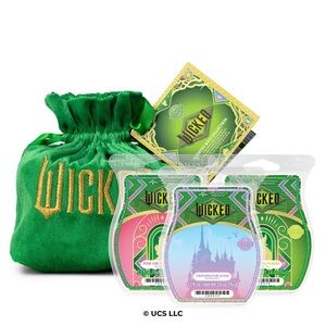 Scentsy Wicked Wax Collection Set of 3 Bars Scented Wax Universal Studios NWT